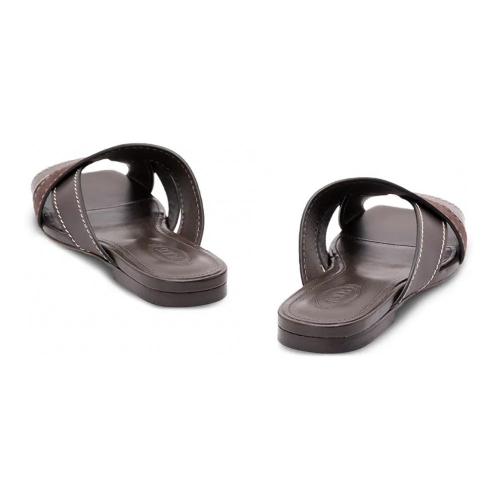 Sandales plates 'Cross-Straps' pour Femmes