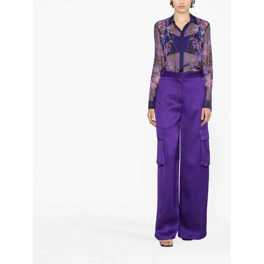 Pantalon 'Wide-Leg Cargo' pour Femmes