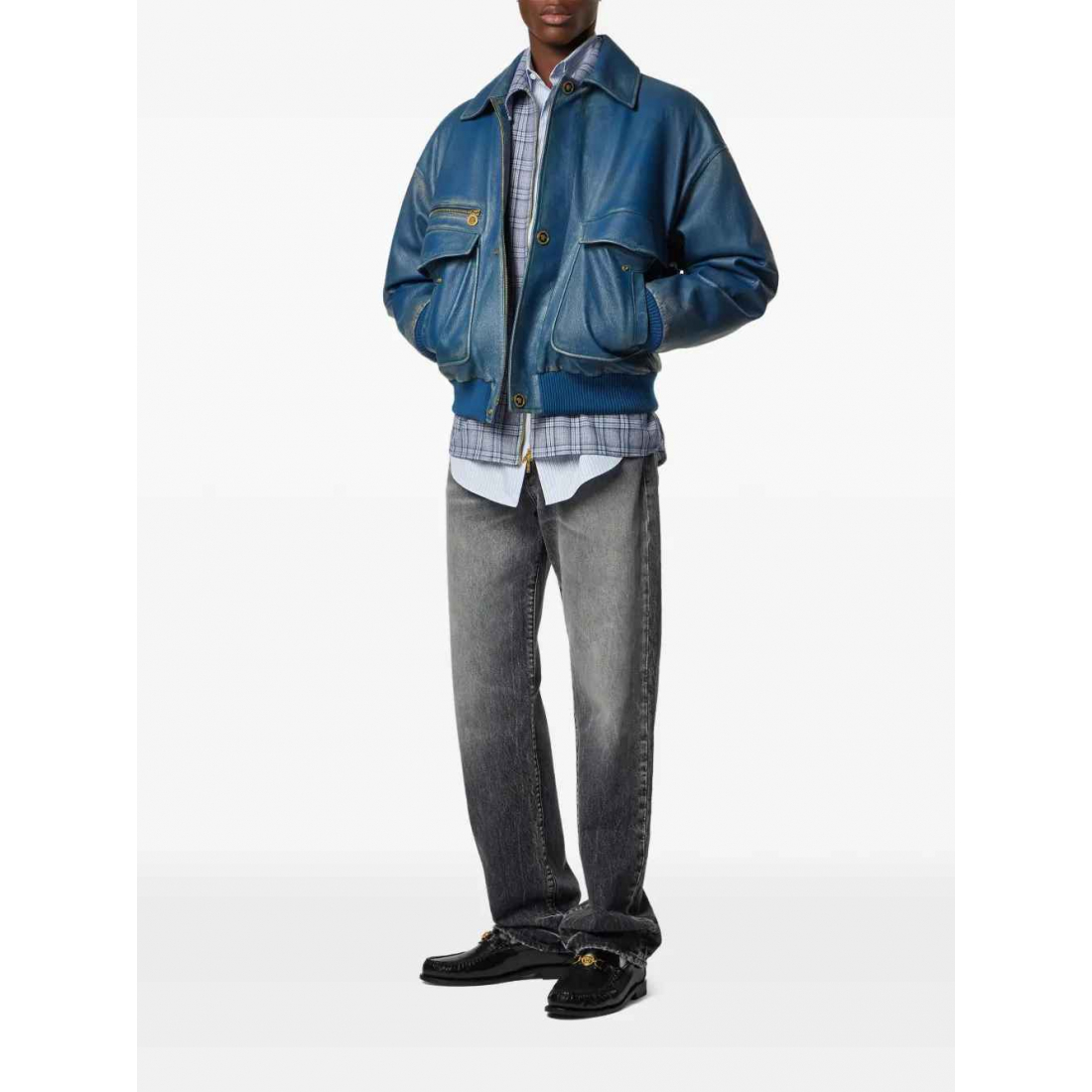 Jeans 'Logo-Patch' pour Hommes