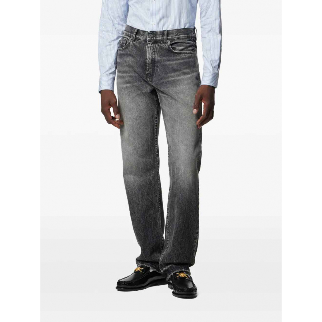 Jeans 'Logo-Patch' pour Hommes