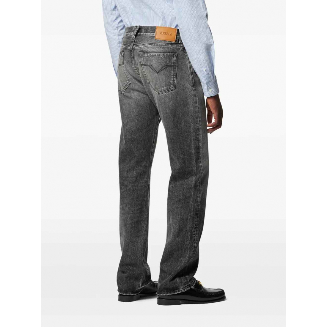 Jeans 'Logo-Patch' pour Hommes