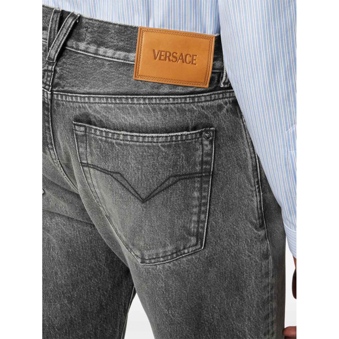 Jeans 'Logo-Patch' pour Hommes