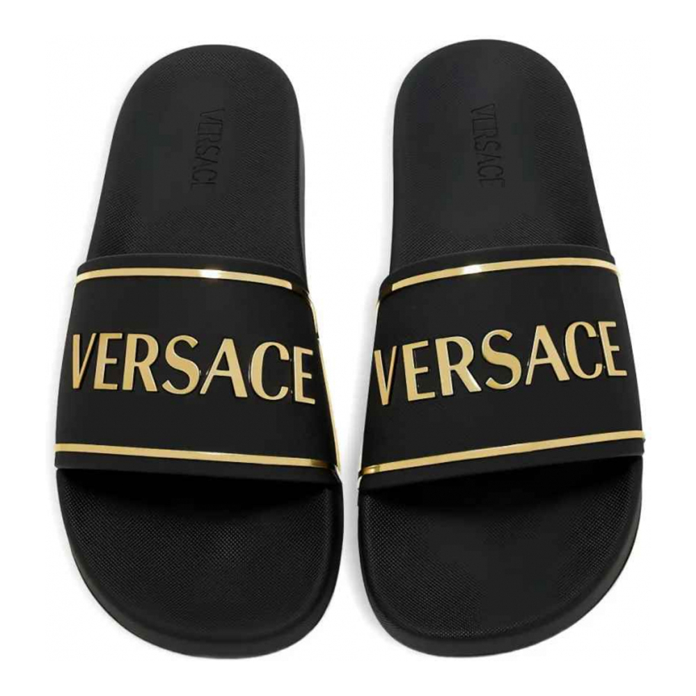 Men's 'Logo-Plaque' Slides