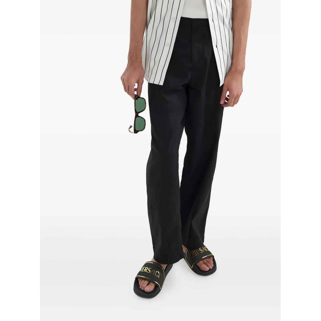 Men's 'Logo-Plaque' Slides