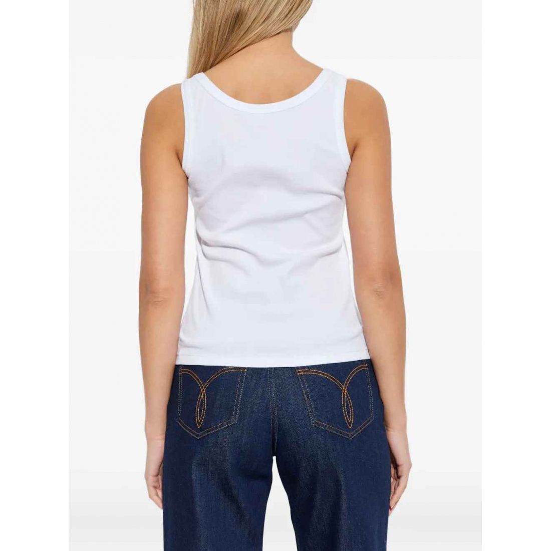 Top 'Logo-Embroidered' pour Femmes