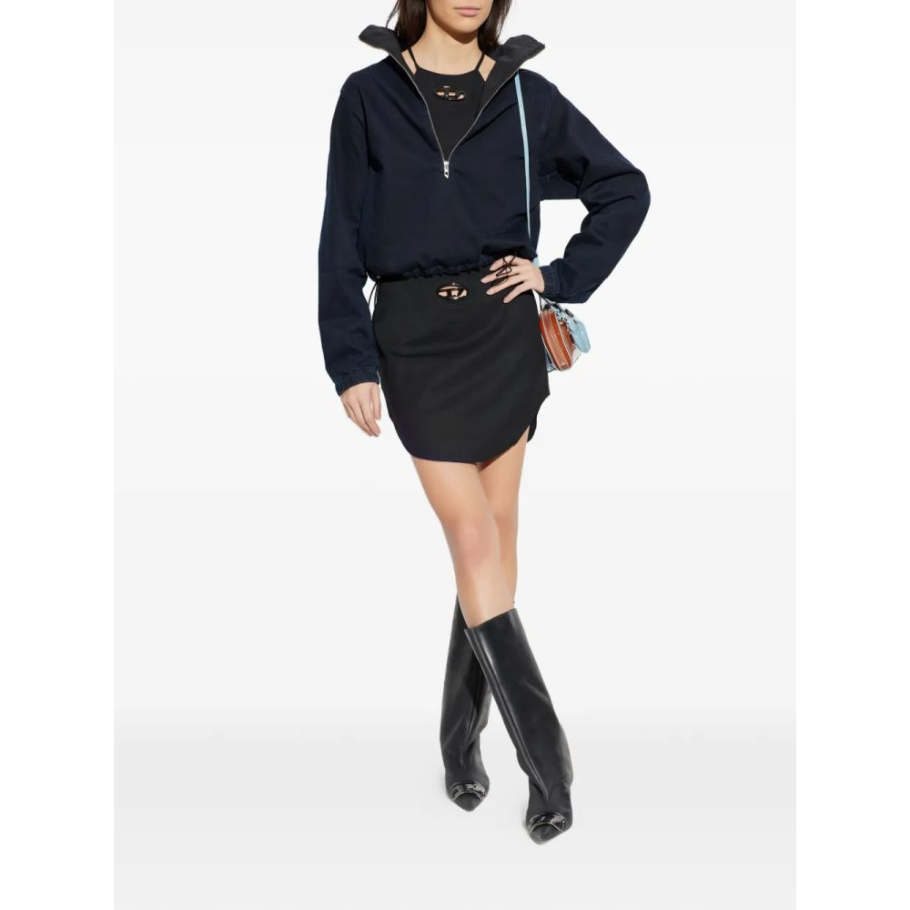 Mini Jupe 'Logo-Appliqué' pour Femmes