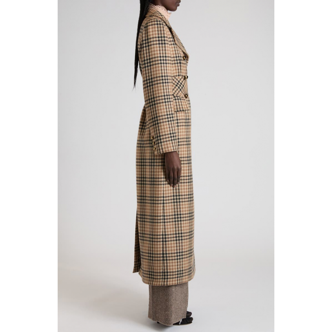 Manteau Maxi 'Double-Breasted' pour Femmes