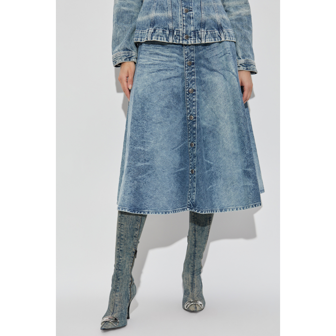 Jupe en Jean 'Stone-Washed' pour Femmes