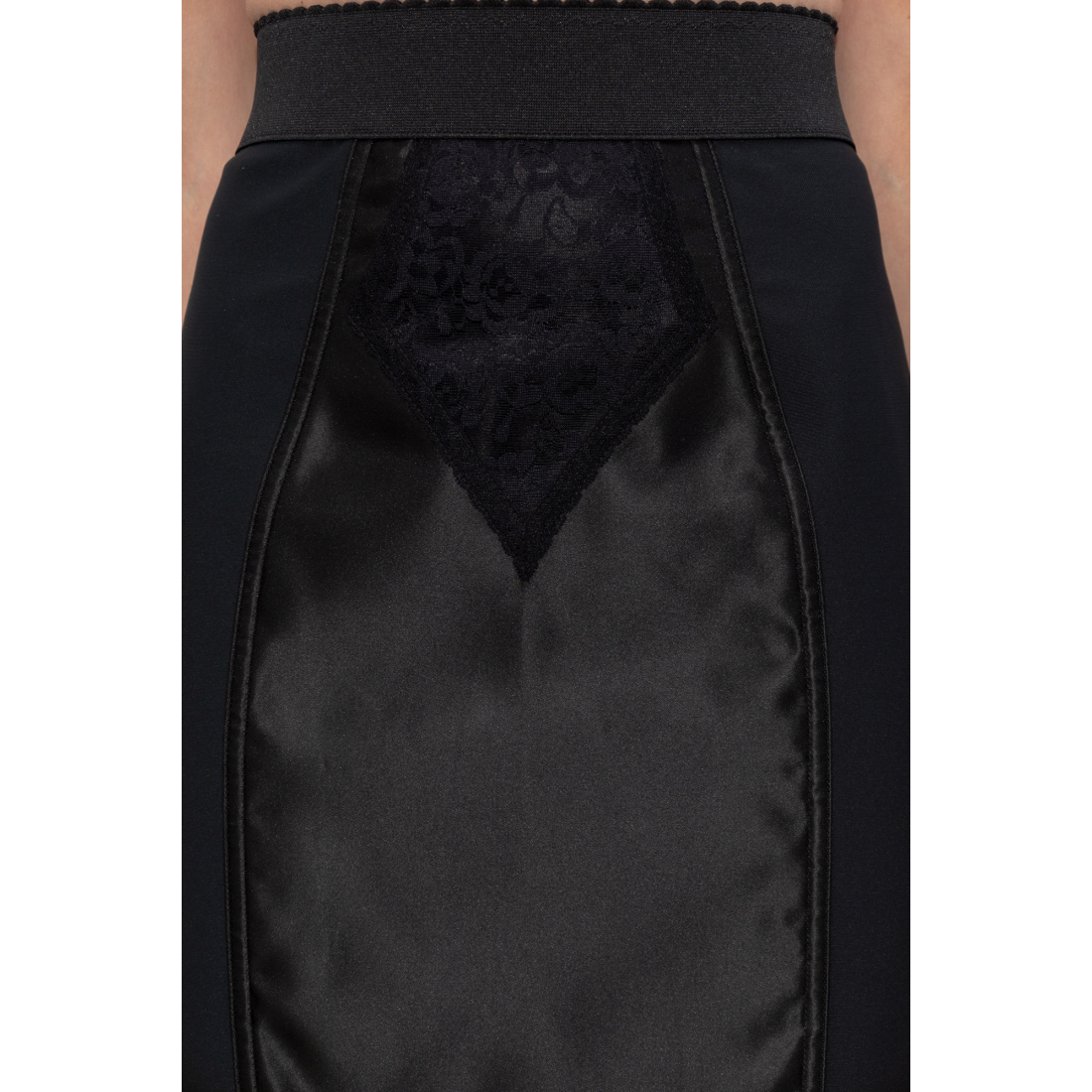 Jupe crayon 'Lace-Panel' pour Femmes