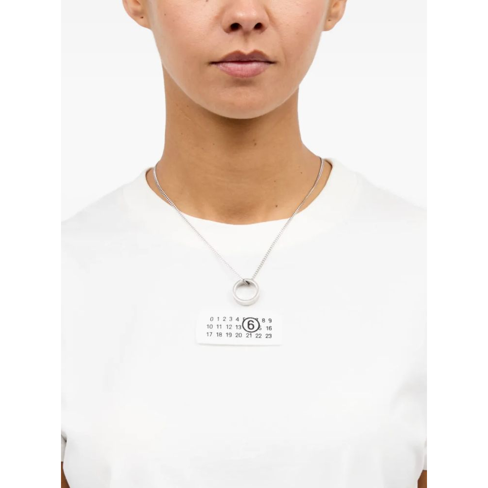 'Logo Ring Pendant' Halskette für Damen