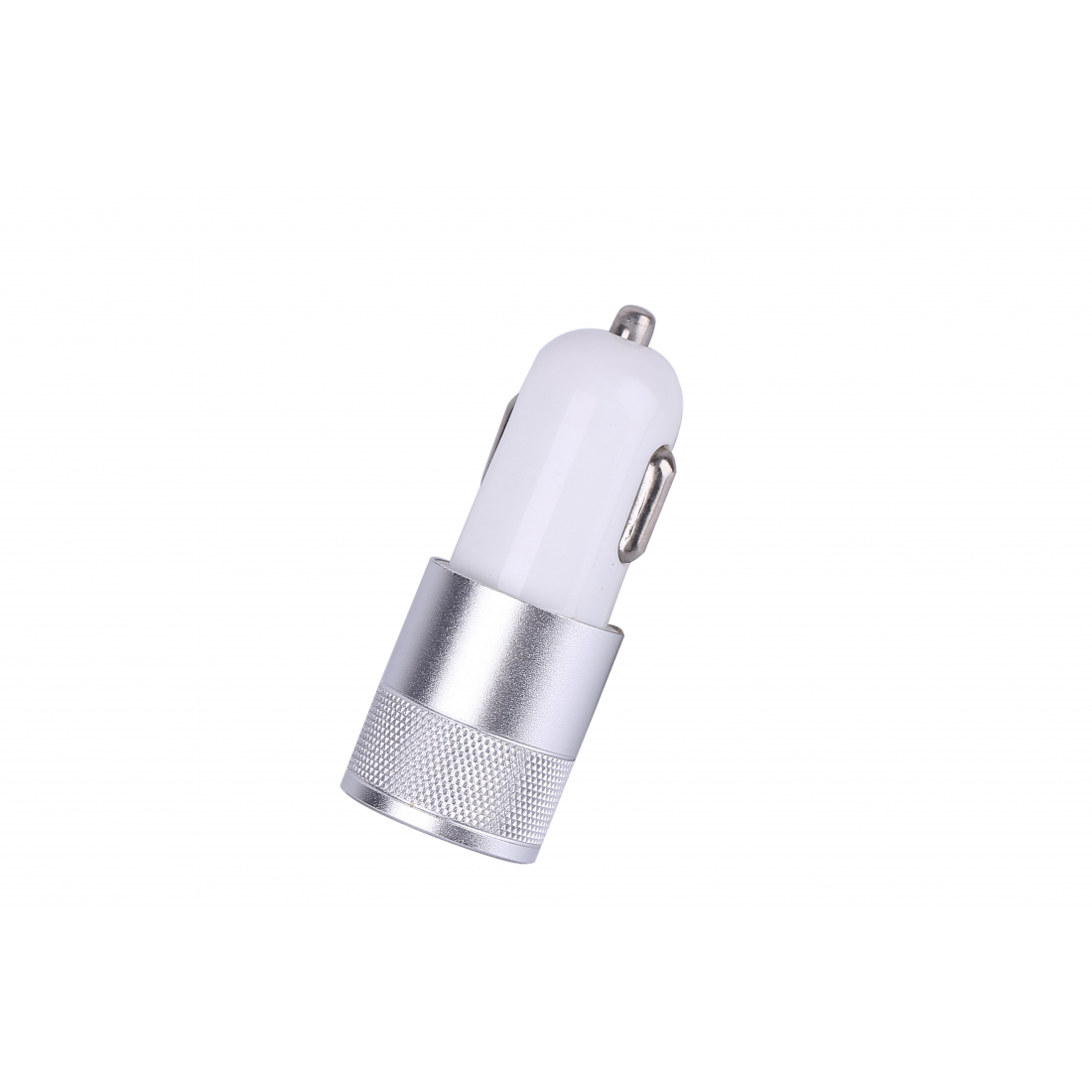 Doppelter USB-Zigarettenanzünder aus Stahl