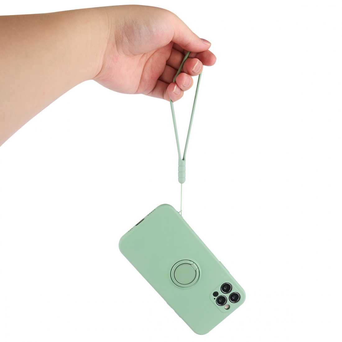 Coque Silicone Avec Anneau Magnetique