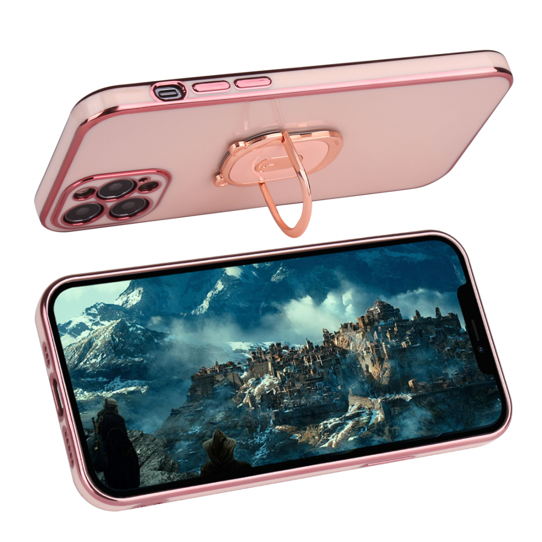 Coque Silicone Avec Anneau Magnetique