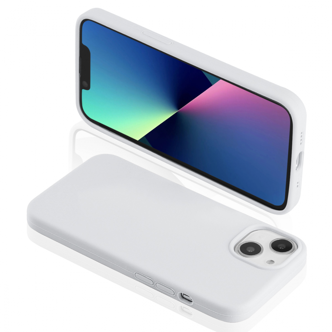 Coque Pour Iphone 13 Mini Rigide En Silicone