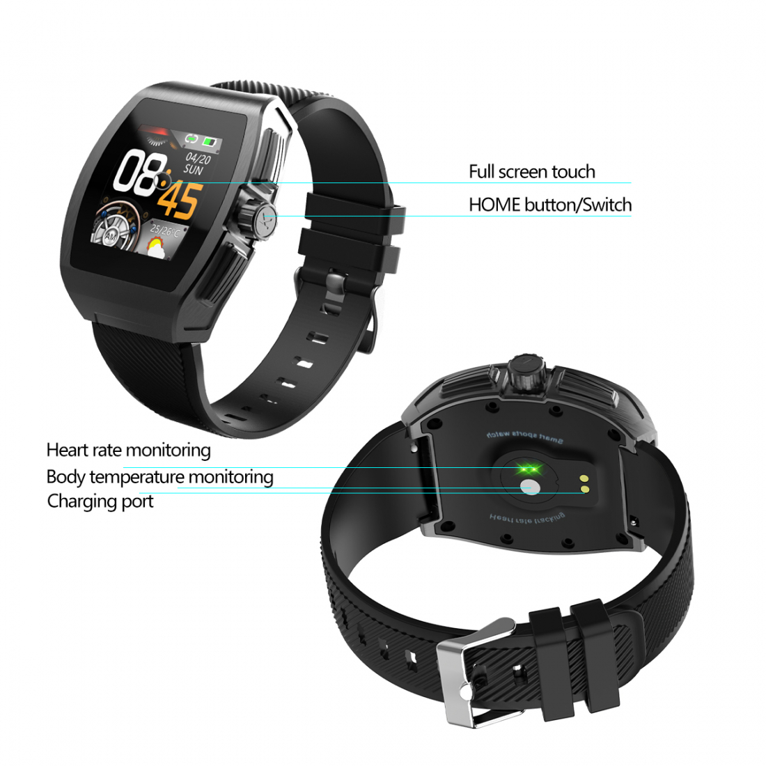 Montre Connectee Multifonctions