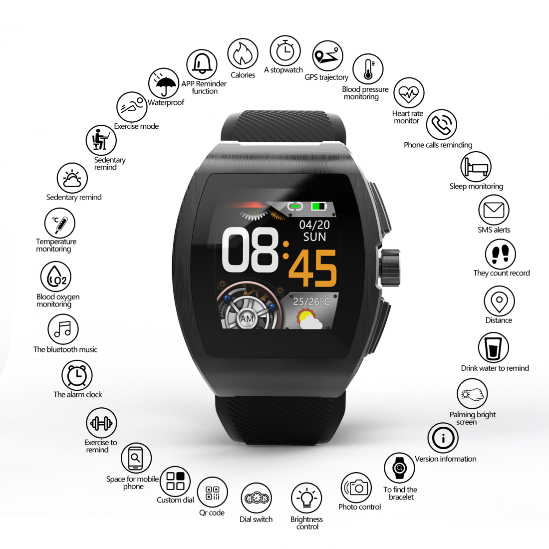 Montre Connectee Multifonctions