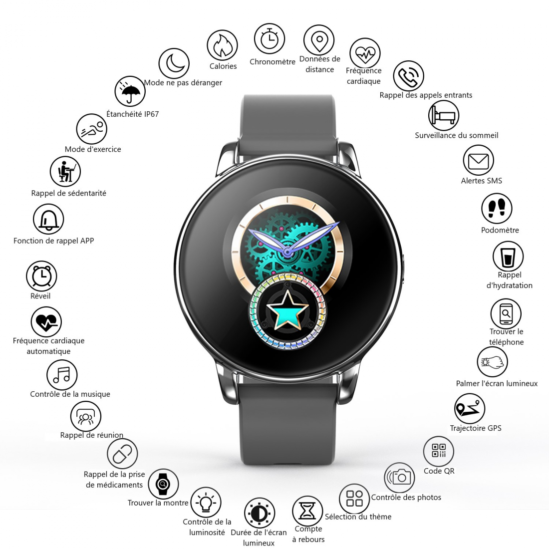 Multifunktionale Smartwatch