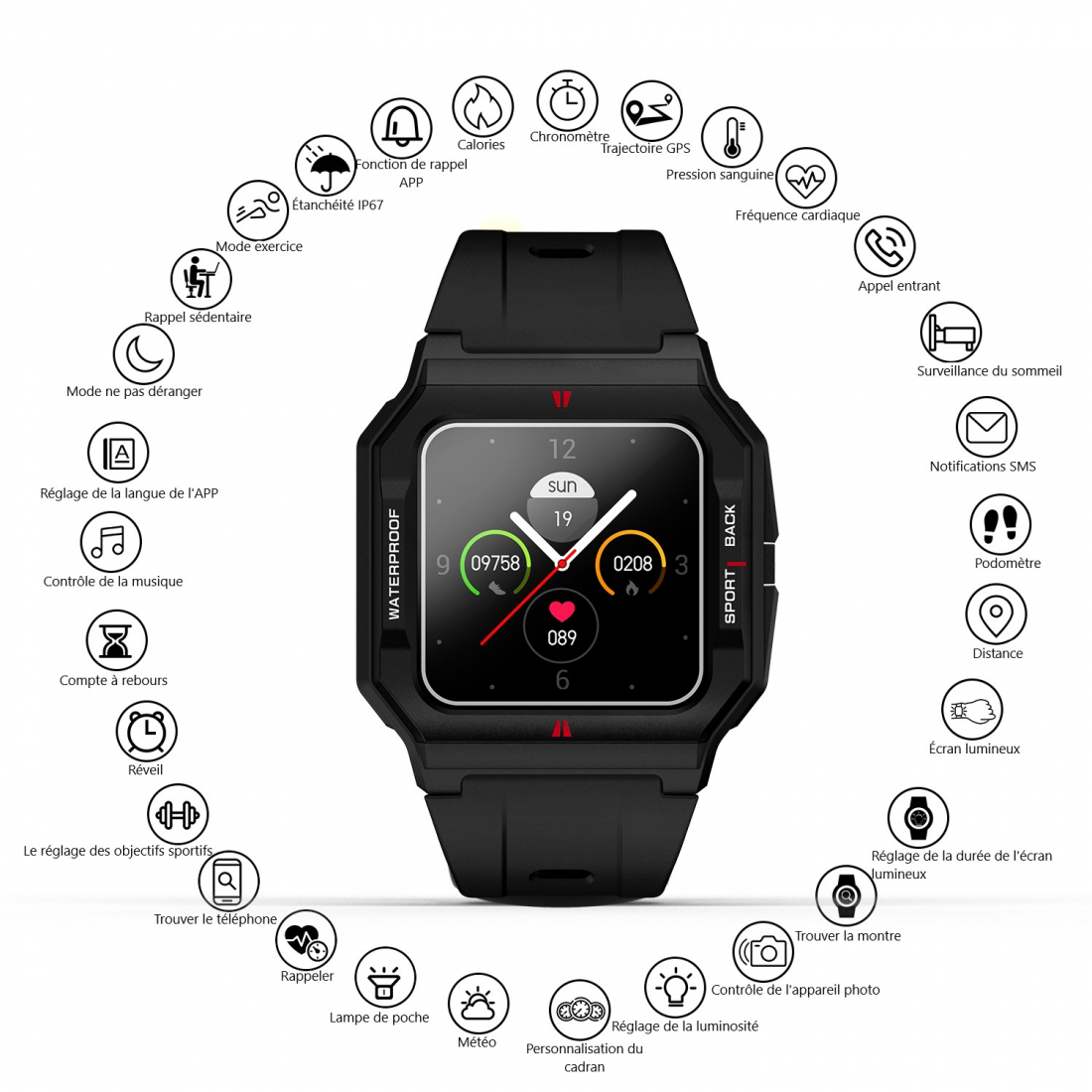 Multifunktionale Smartwatch