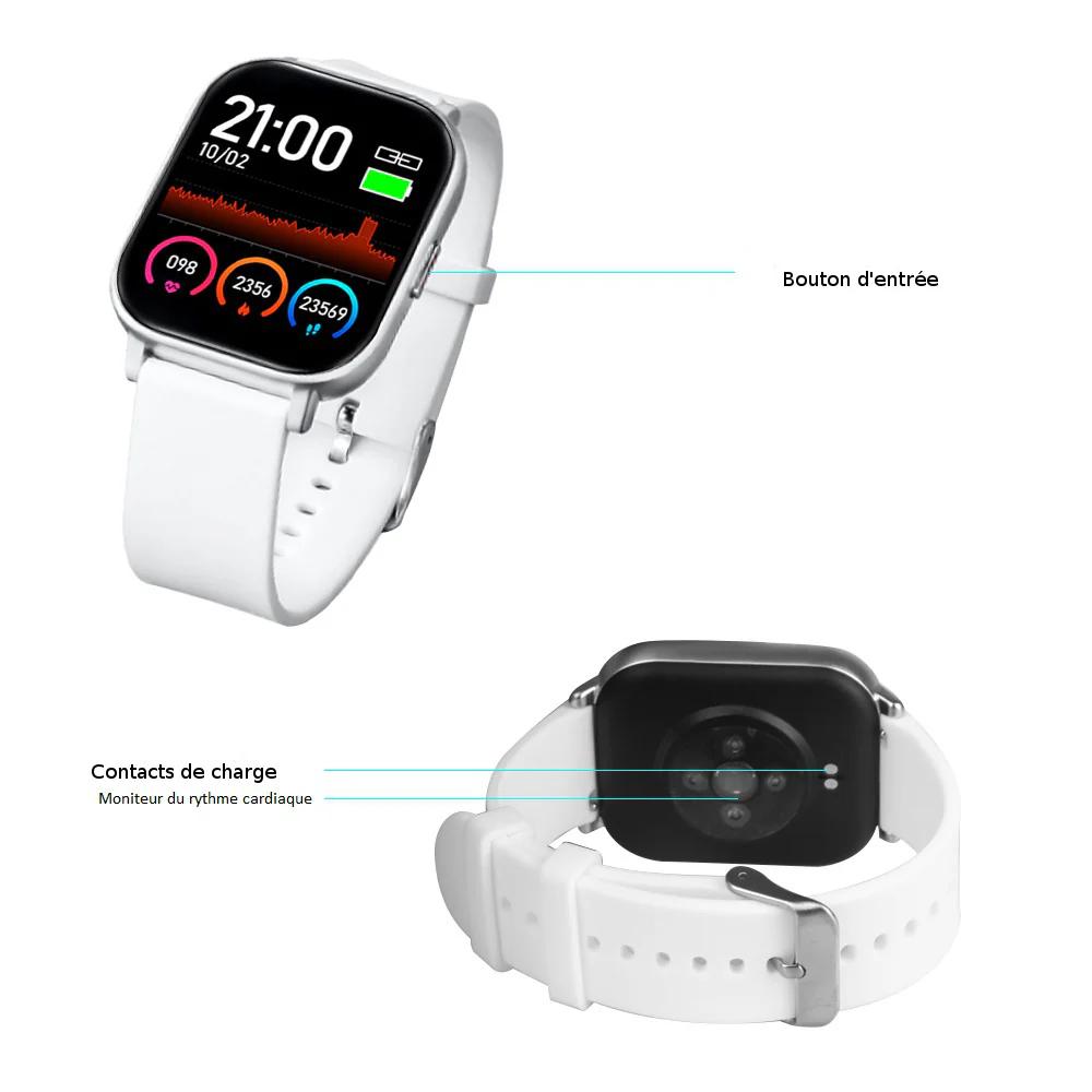 Multisport-Smartwatch kompatibel mit iOS & Android