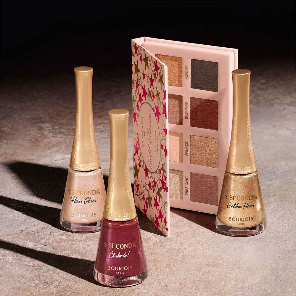 Palette de fards à paupières 'Volume Glamour Soirs de Paris' - 01 Gold Glamour