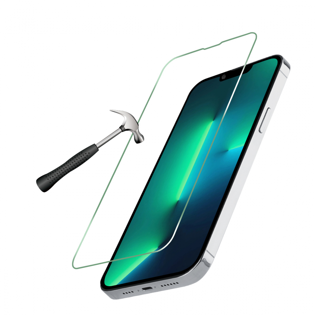 3er-Pack Displayschutzfolien aus gehärtetem Glas für iPhone 13 Pro