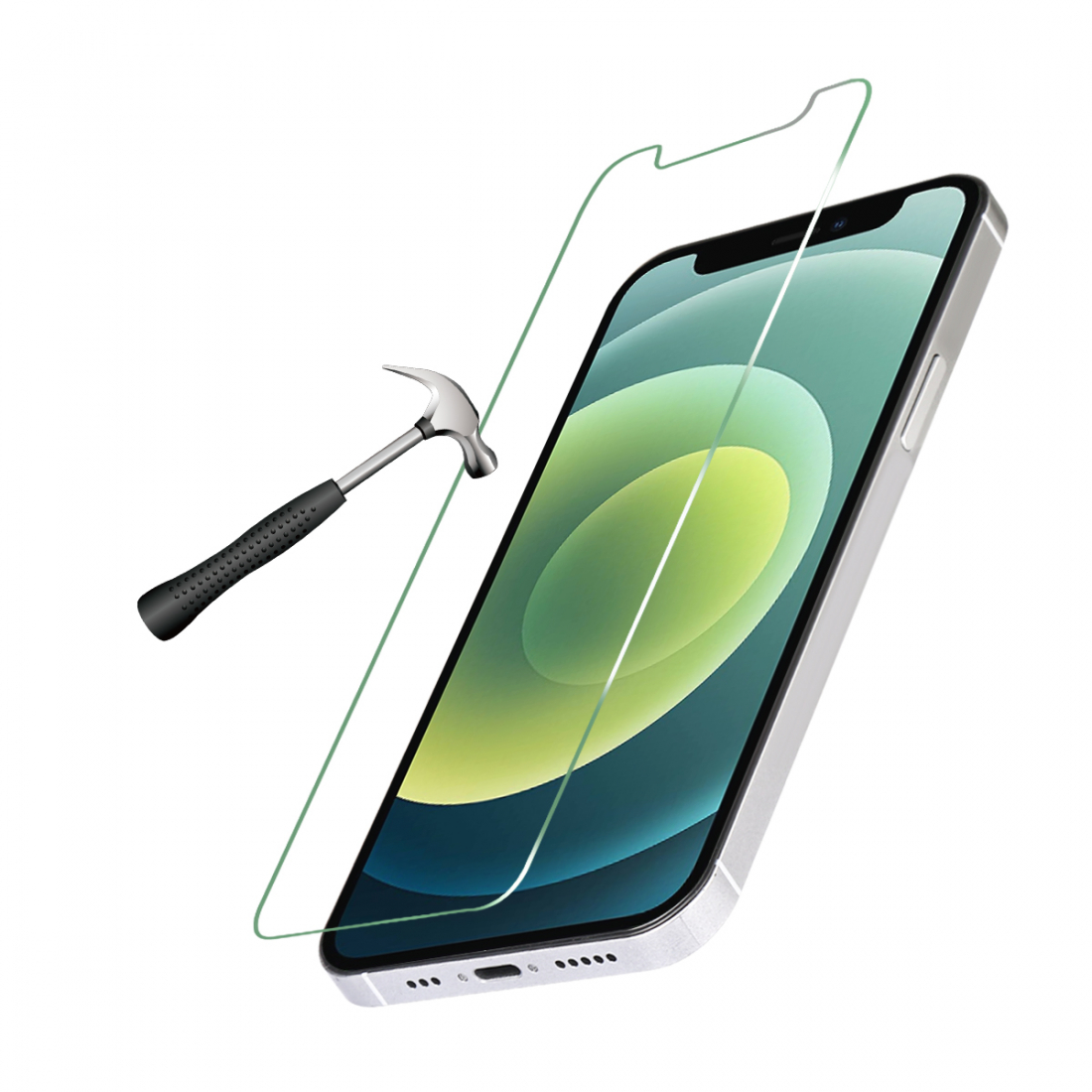 Verre Trempe 5D Pour Iphone 12/12Pro