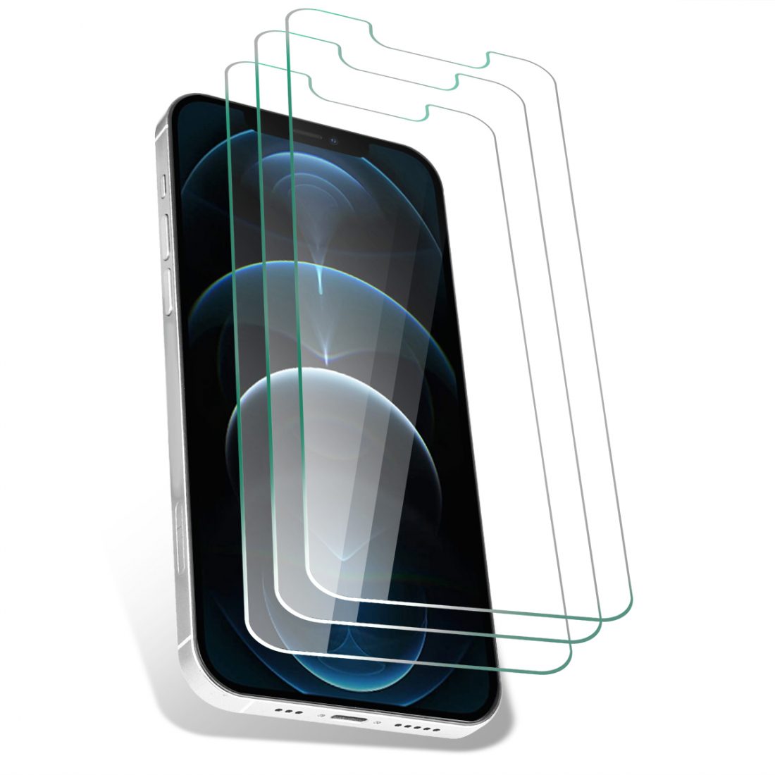 Pack De 3 Verres Trempes Pour Iphone Iphone 12/12Pro