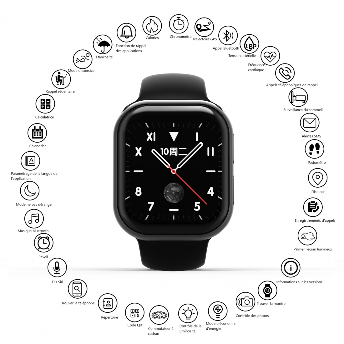 Multifunktionale Smartwatch