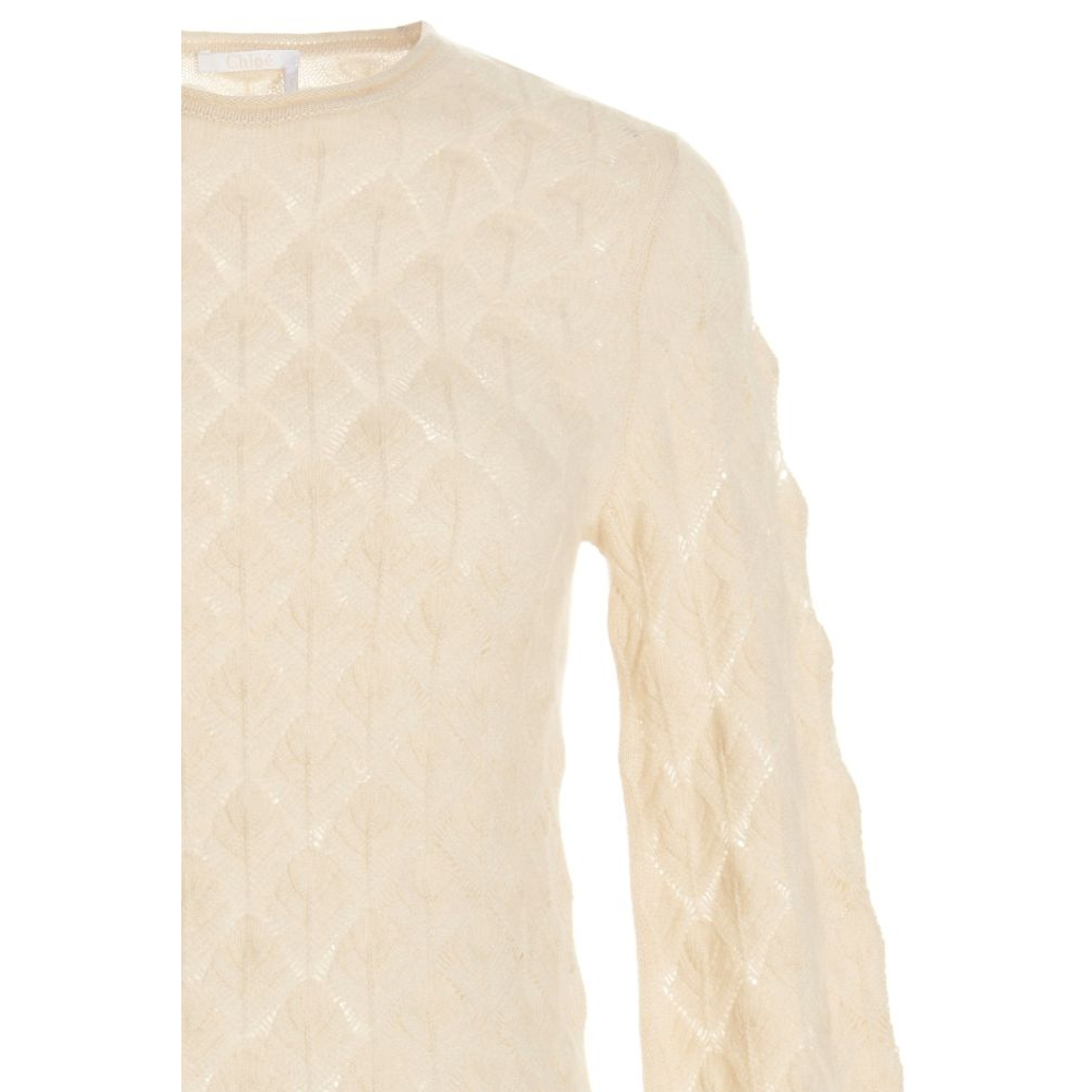 Pull en cachemire 'Leaf Weave' pour Femmes