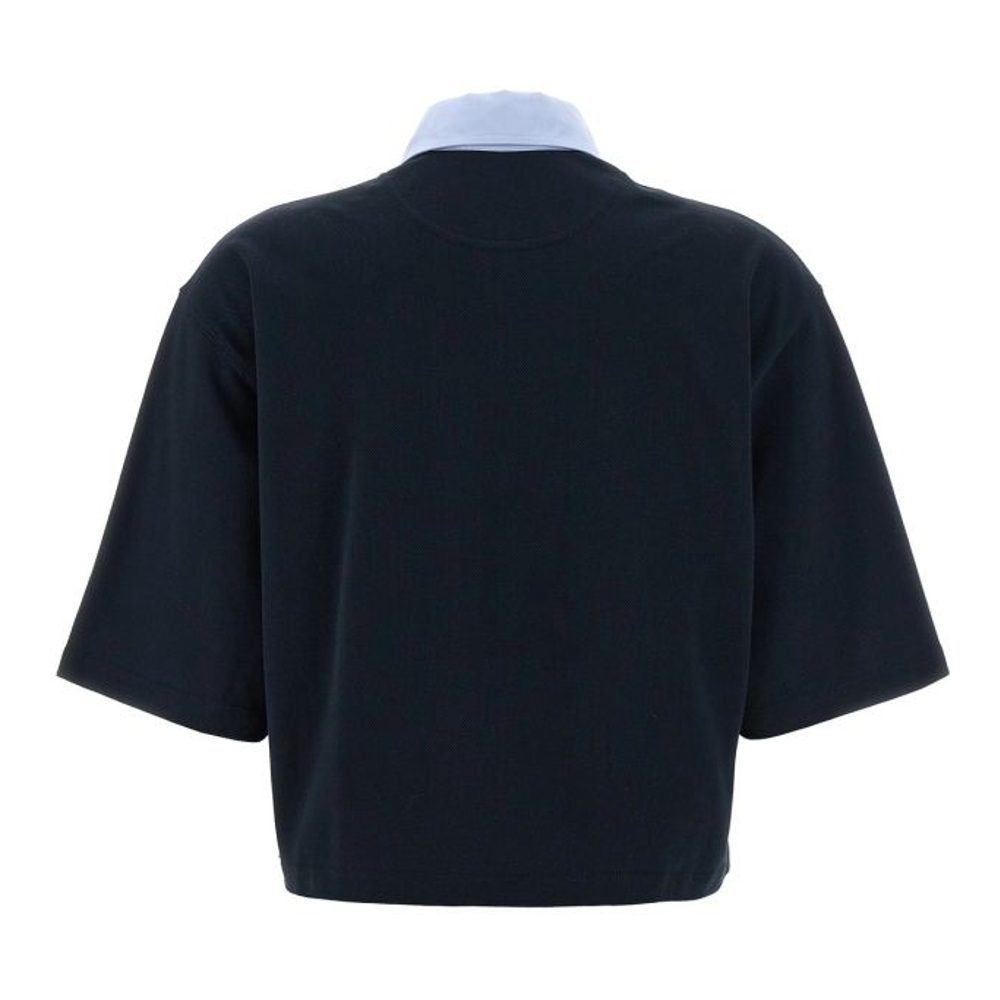 Polo 'Cropped Piquet' pour Femmes