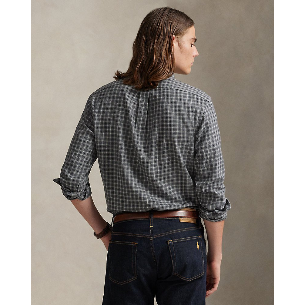 'Classic Fit Plaid Twill Shirt' pour Hommes