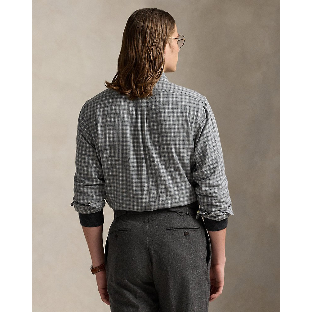 'Classic Fit Plaid Twill Shirt' pour Hommes