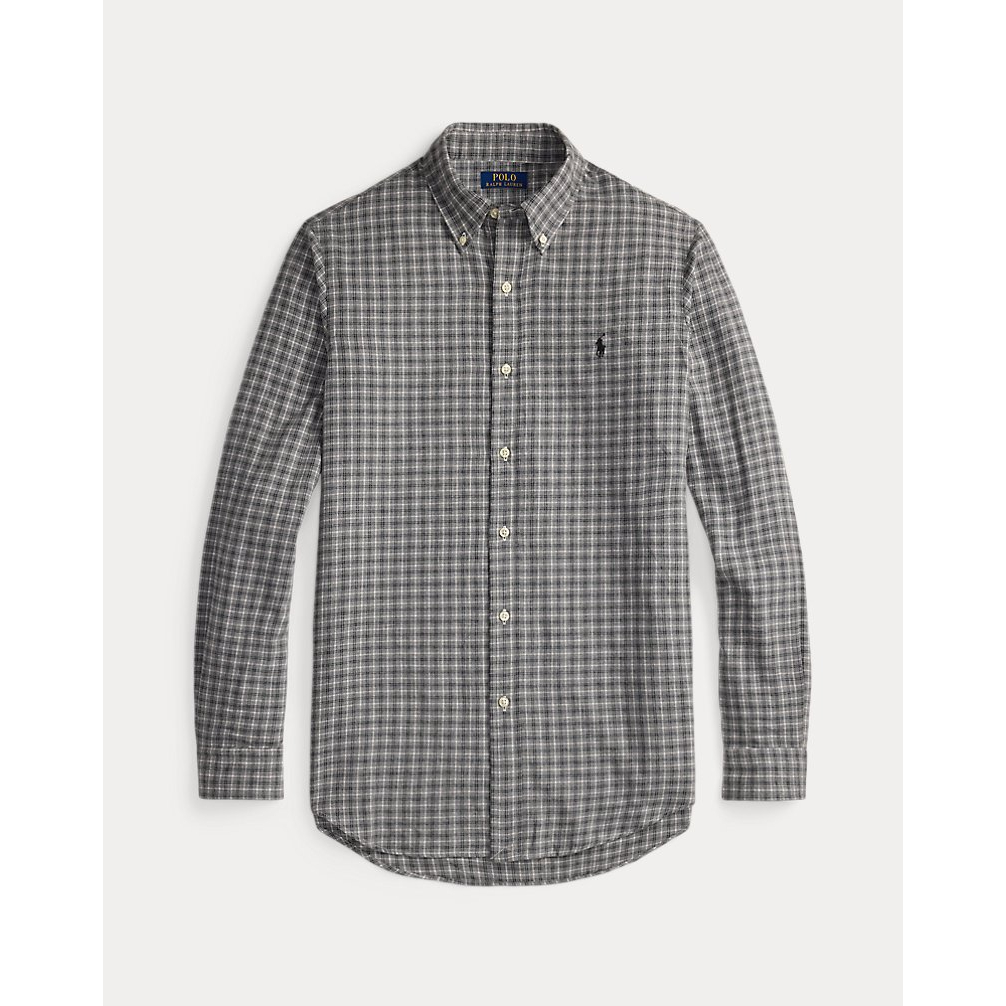 'Classic Fit Plaid Twill Shirt' pour Hommes