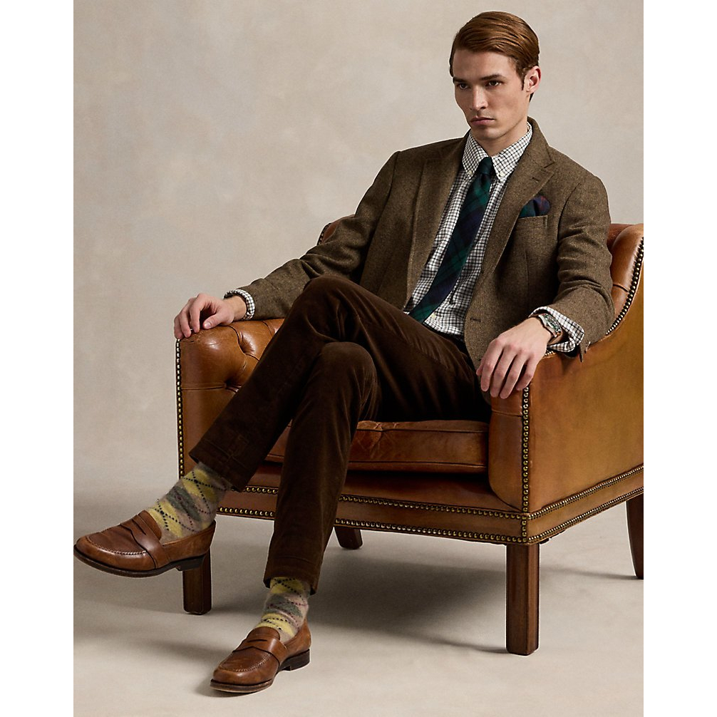 'Classic Fit Plaid Twill Shirt' pour Hommes