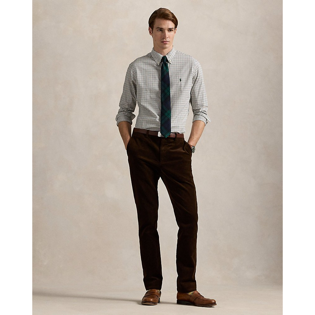 'Classic Fit Plaid Twill Shirt' pour Hommes