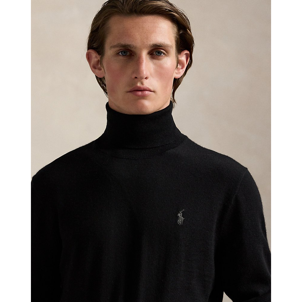 'Washable Wool Turtleneck Sweater' pour Hommes