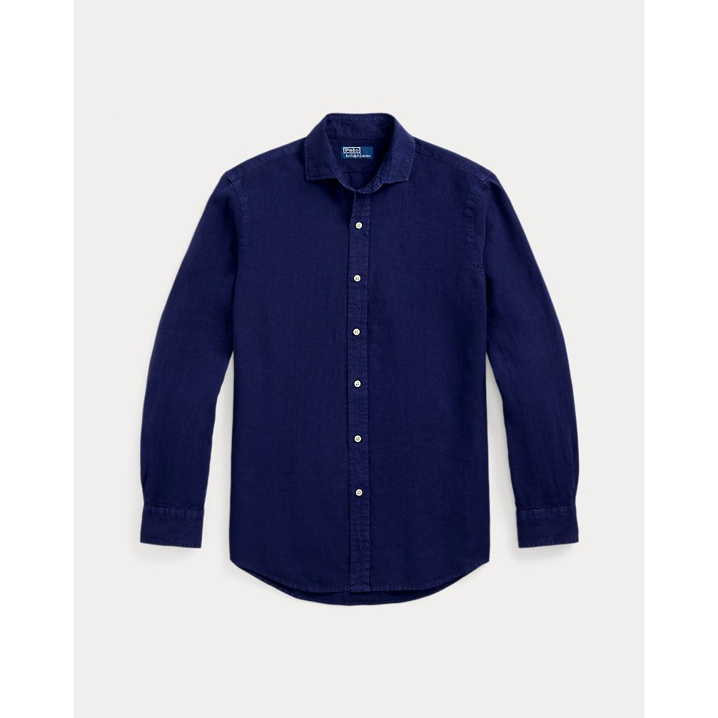 'Classic Fit Linen Shirt' pour Hommes