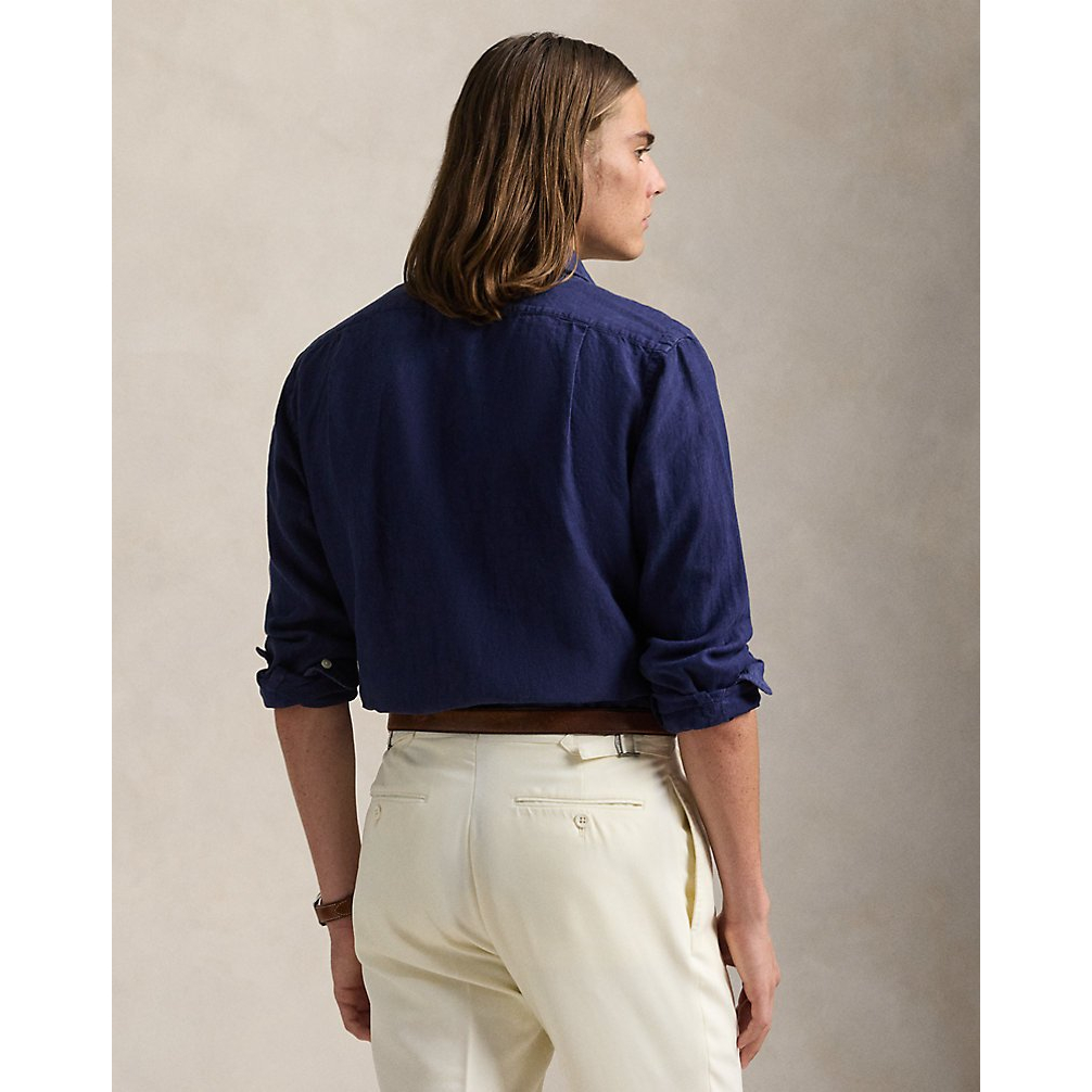 'Classic Fit Linen Shirt' pour Hommes