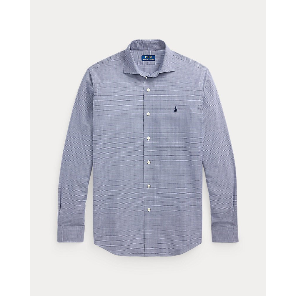 'Classic Fit Plaid Stretch Poplin Shirt' pour Hommes