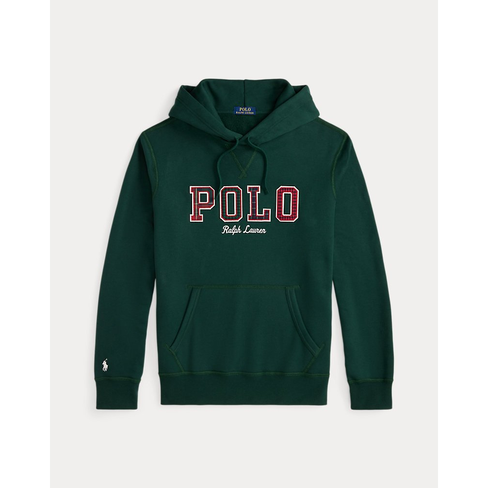 Men's 'The RL Fleece Plaid-Logo Hoodie'