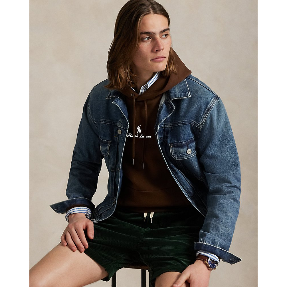 'Logo Double-Knit Hoodie' pour Hommes