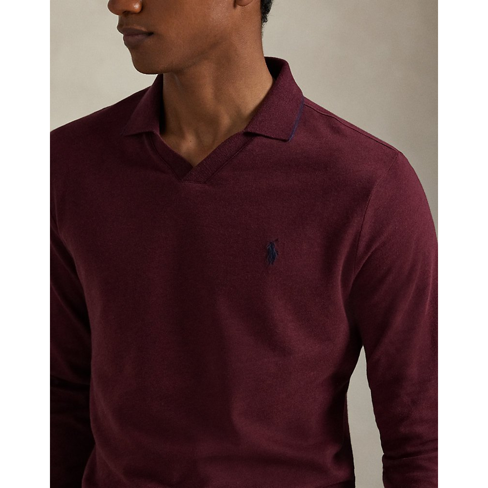 'Textured Jersey Polo Shirt' pour Hommes