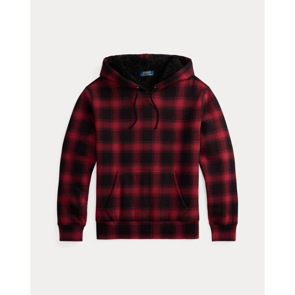 Men's 'Plaid Fleece Hoodie'