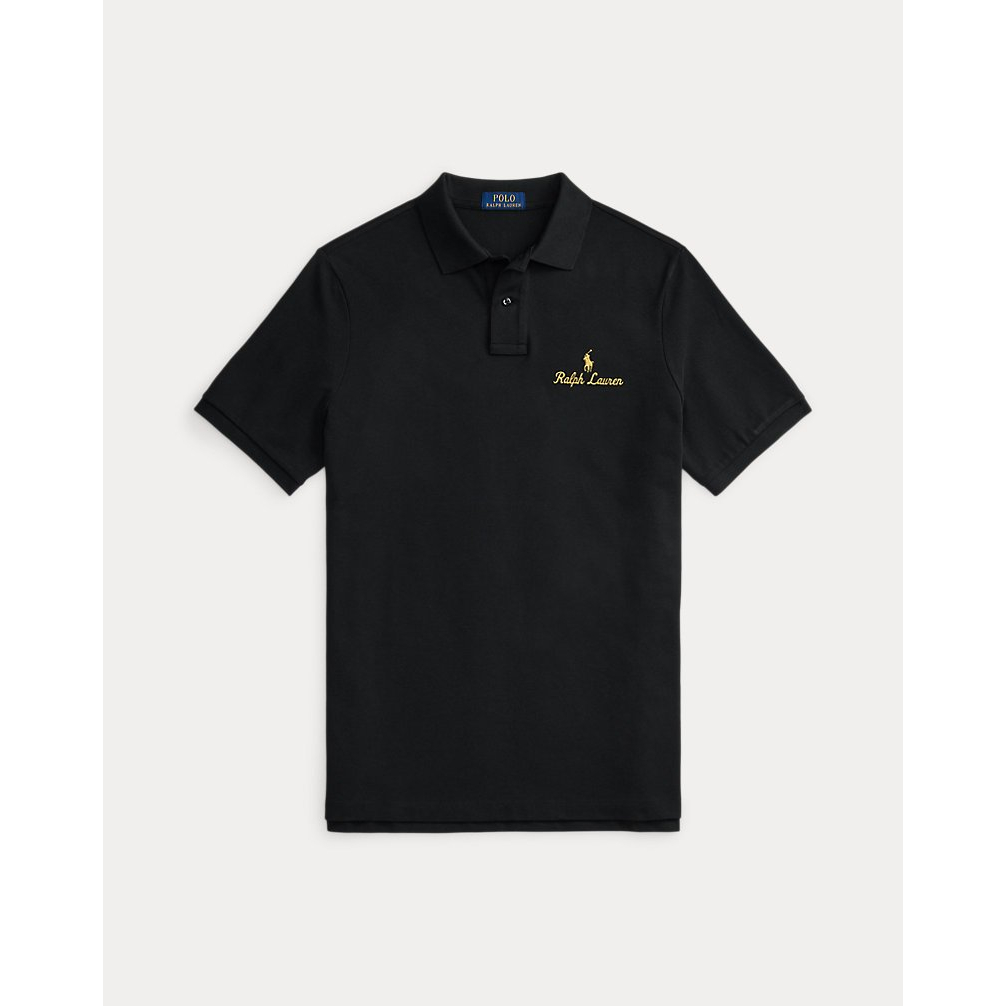 'Classic Fit Logo Mesh Polo Shirt' pour Hommes