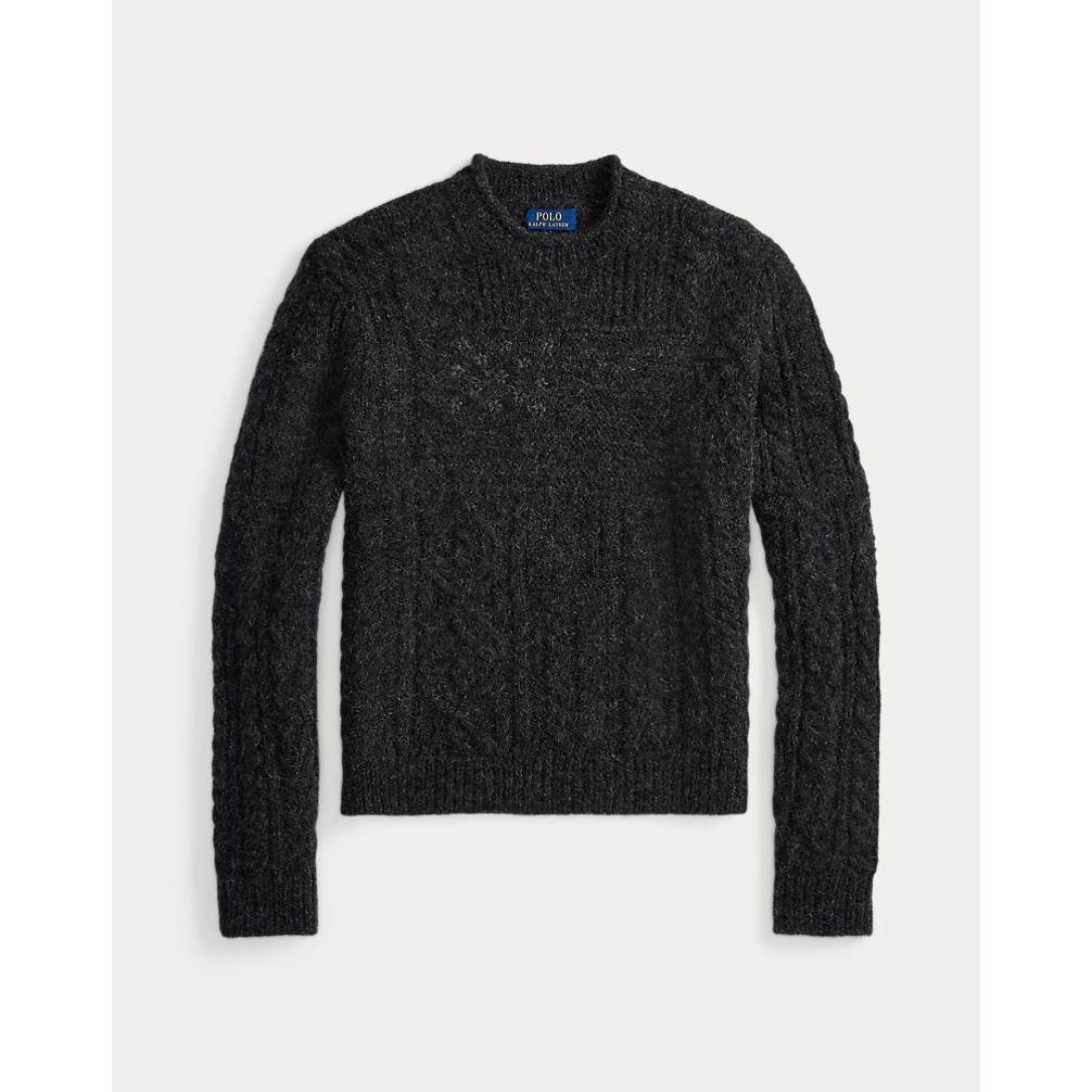 'Aran-Knit Flag Wool-Blend Sweater' pour Hommes