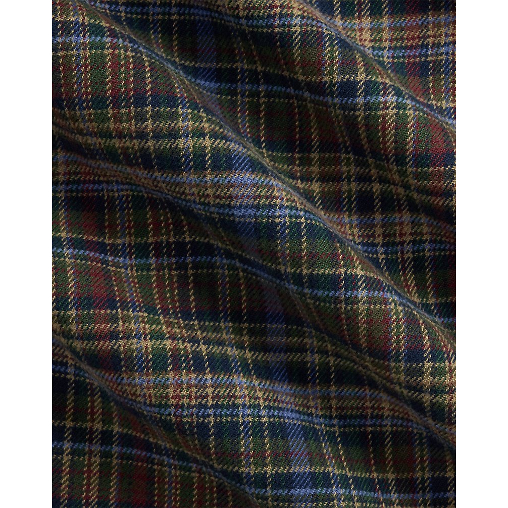 'Classic Fit Plaid Brushed Flannel Shirt' pour Hommes