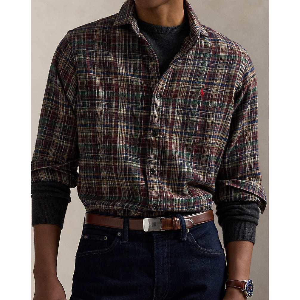 Men's 'Classic Fit Plaid Brushed Flannel Shirt'