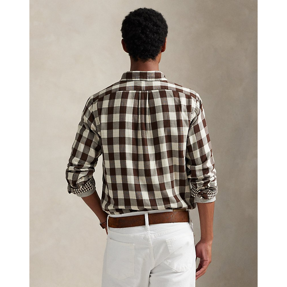 'Classic Fit Plaid Double-Faced Shirt' pour Hommes