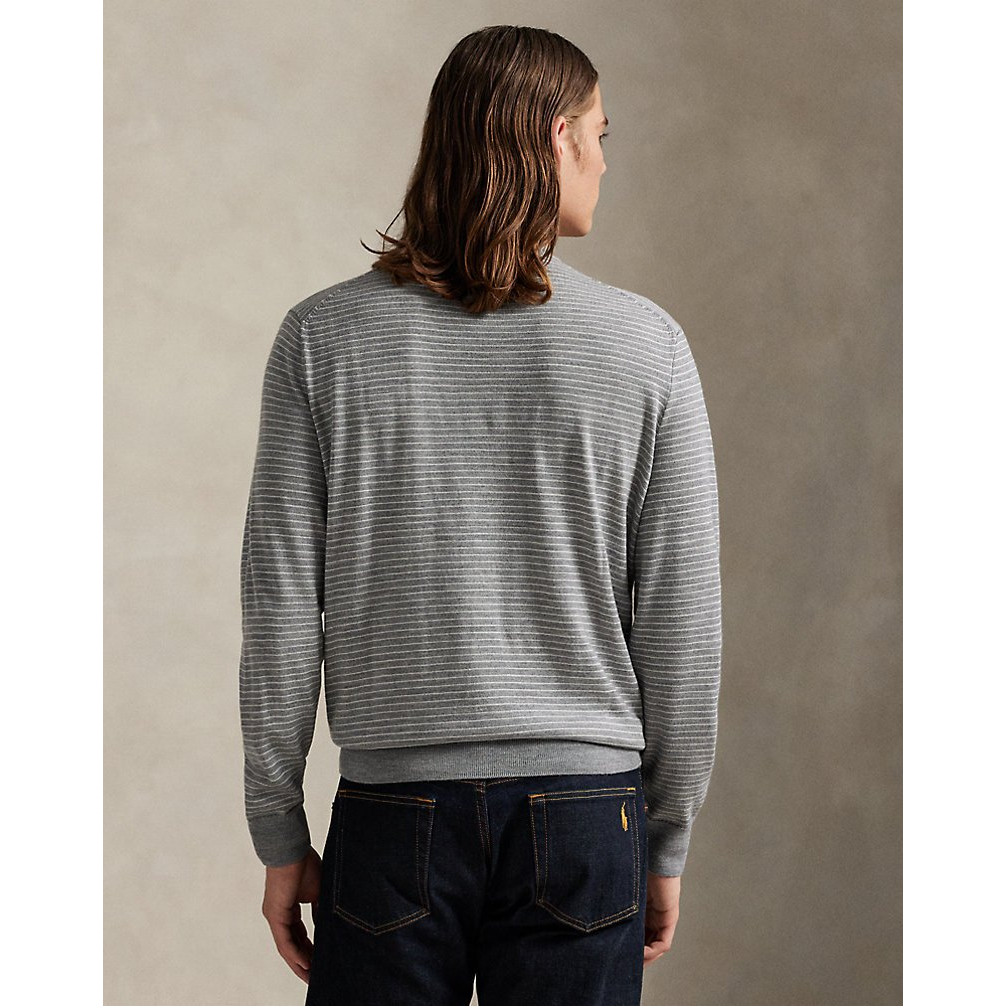 'Striped Washable Wool Sweater' pour Hommes