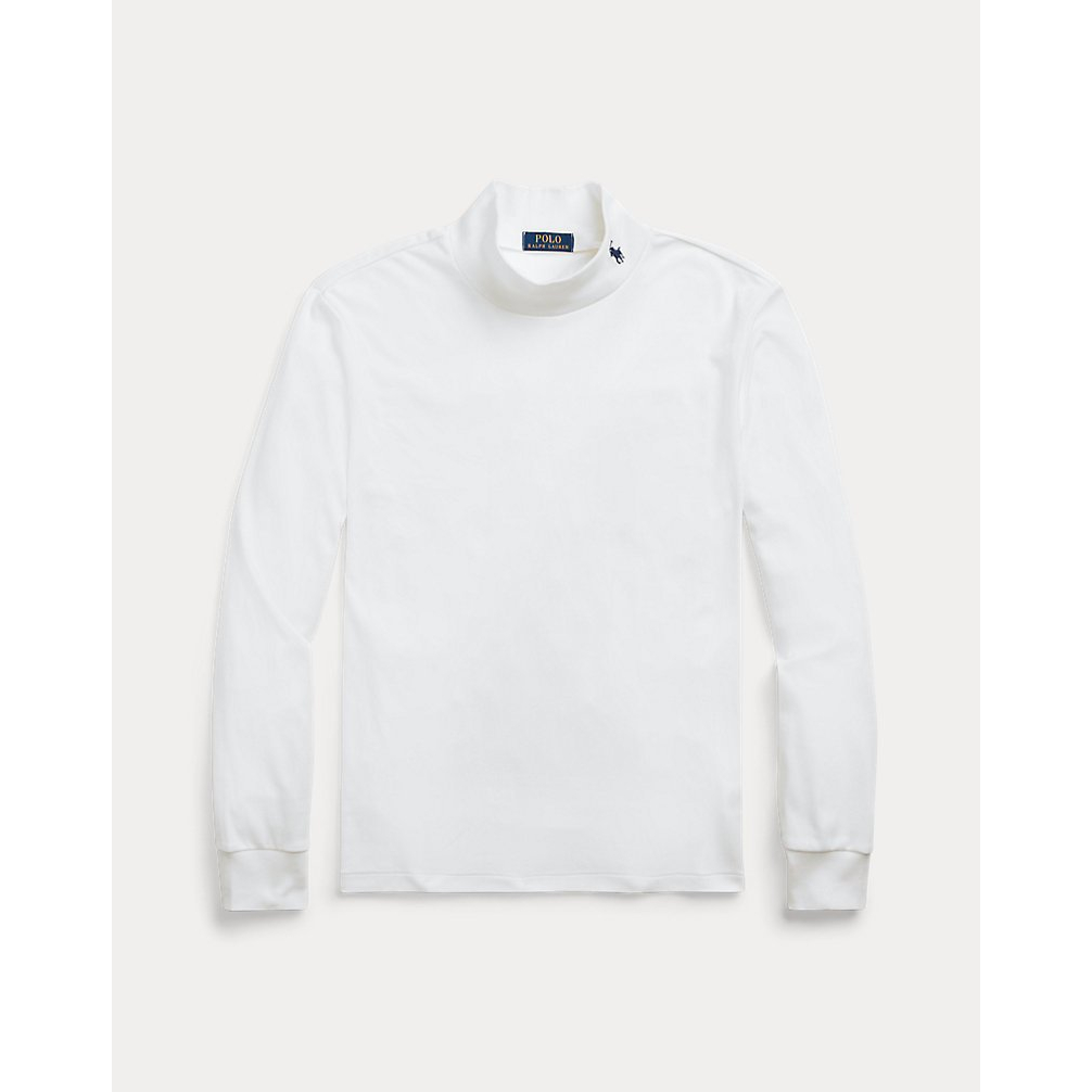 'Soft Cotton Mockneck Shirt' pour Hommes